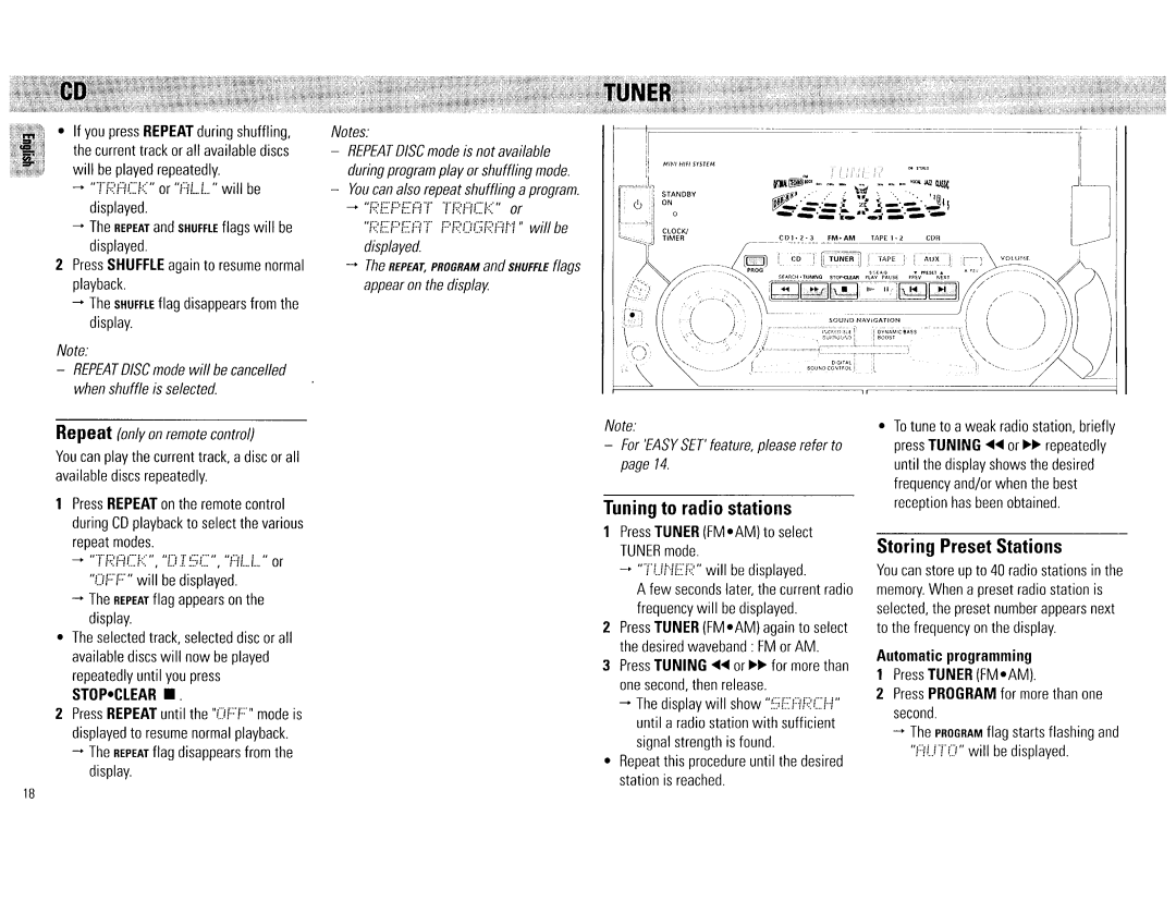 Philips FW545C, FW555C manual 