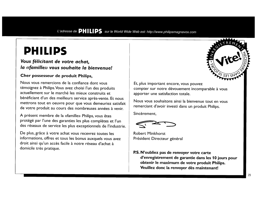 Philips FW555C, FW545C manual 