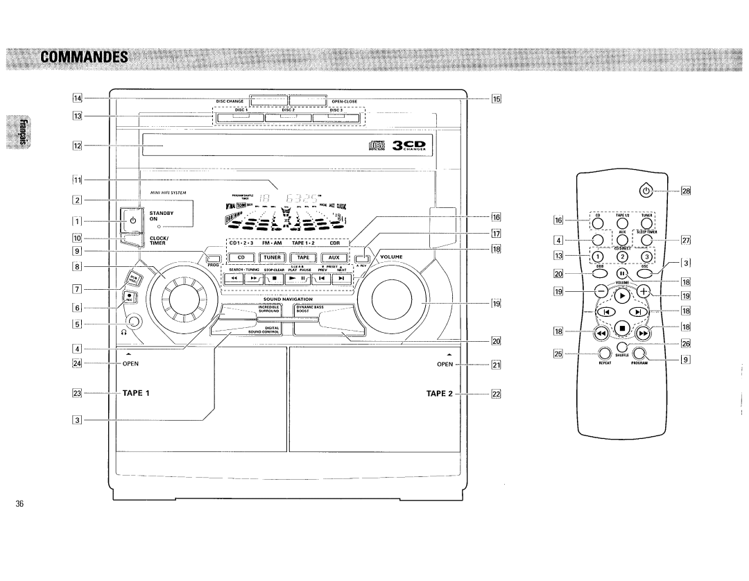 Philips FW545C, FW555C manual 