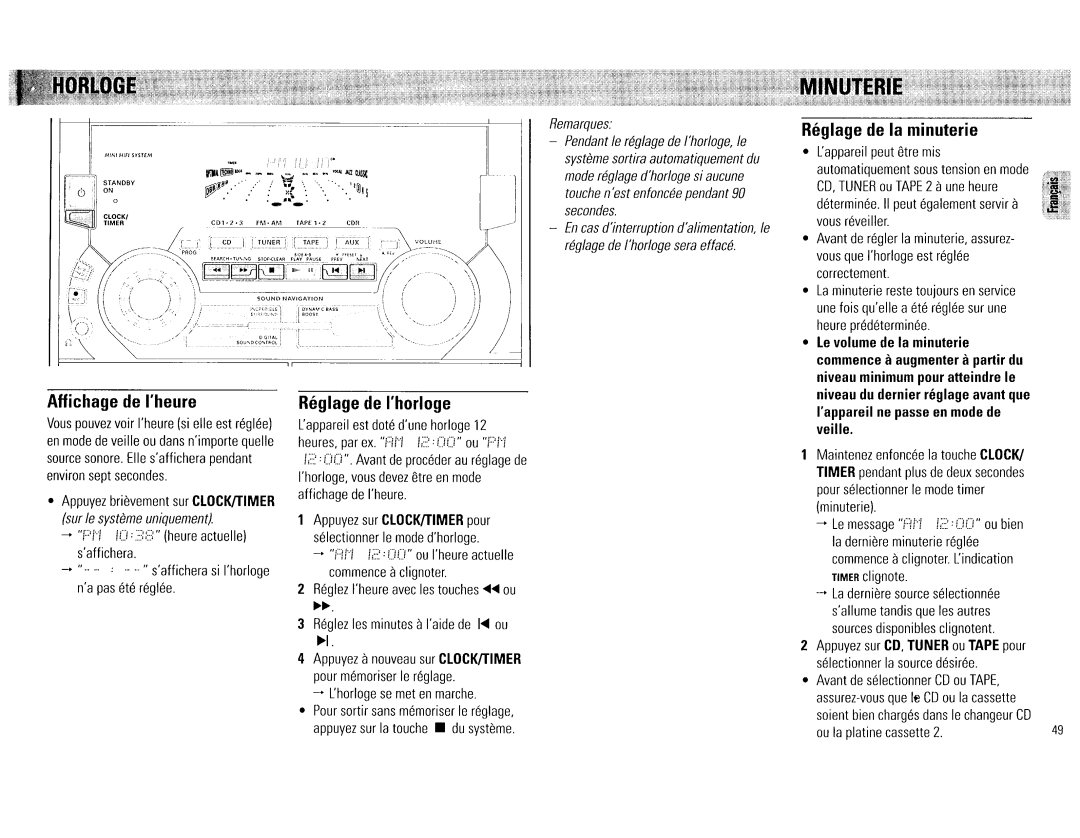 Philips FW555C, FW545C manual 