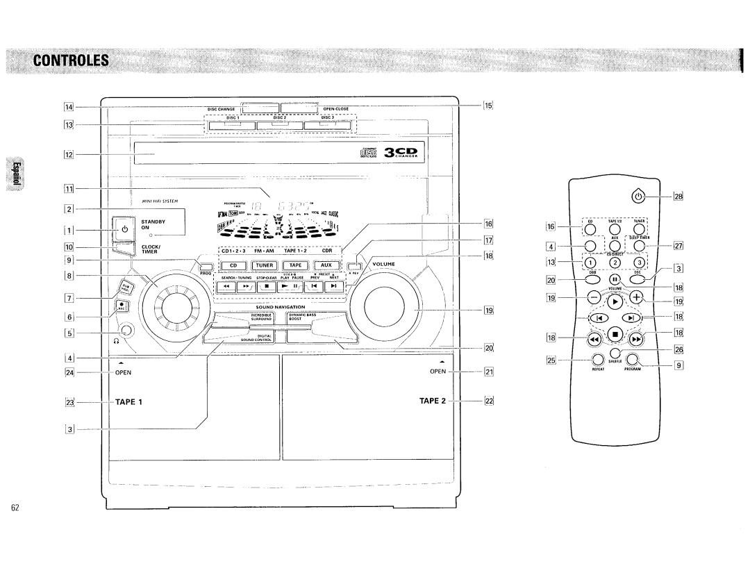 Philips FW545C, FW555C manual 