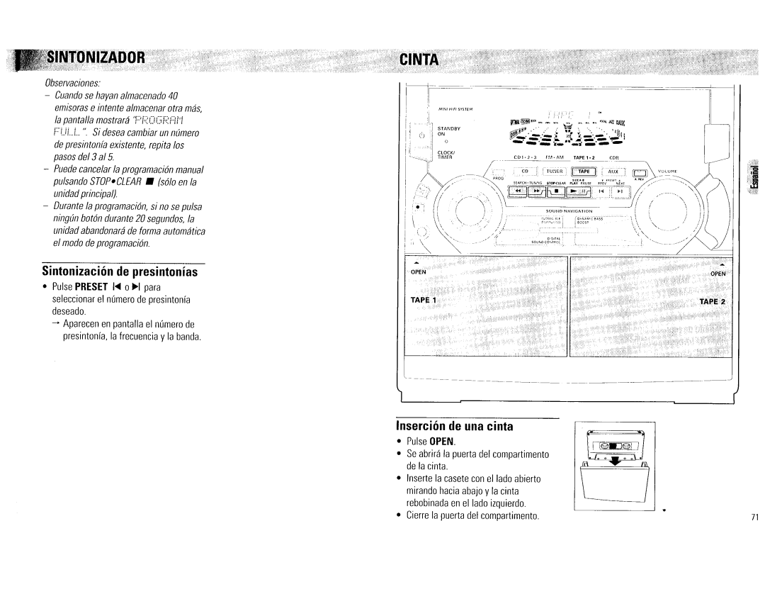 Philips FW555C, FW545C manual 