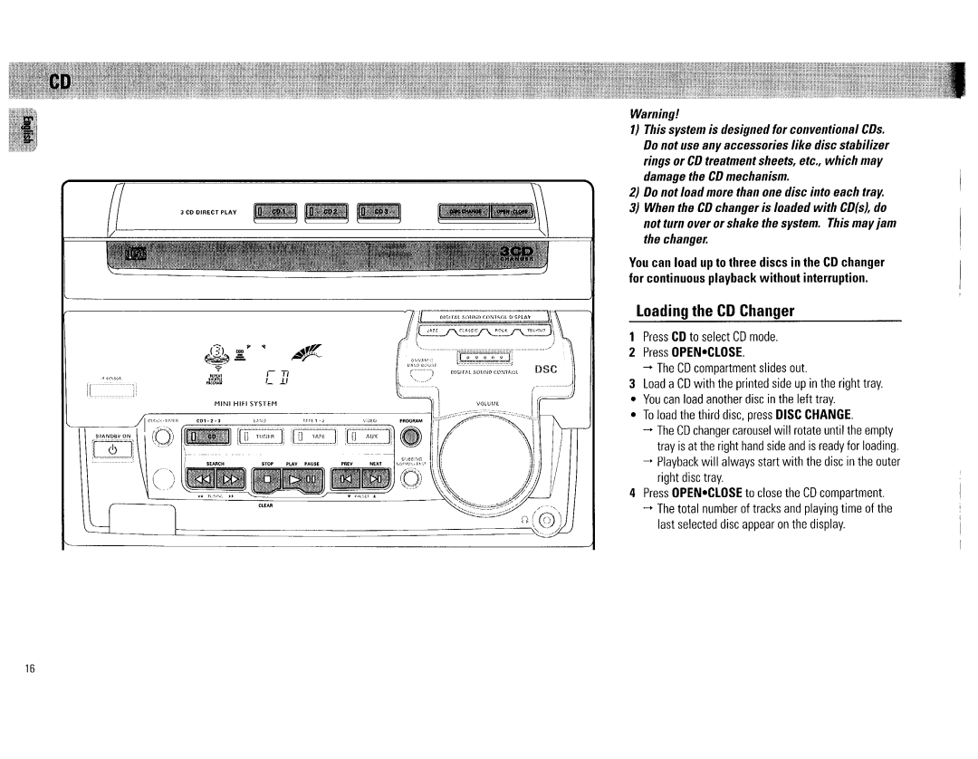 Philips FW560C, FW520C manual 