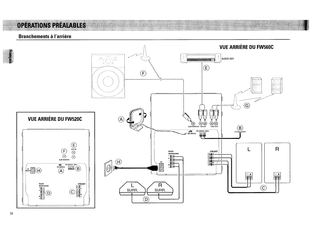 Philips FW560C, FW520C manual 