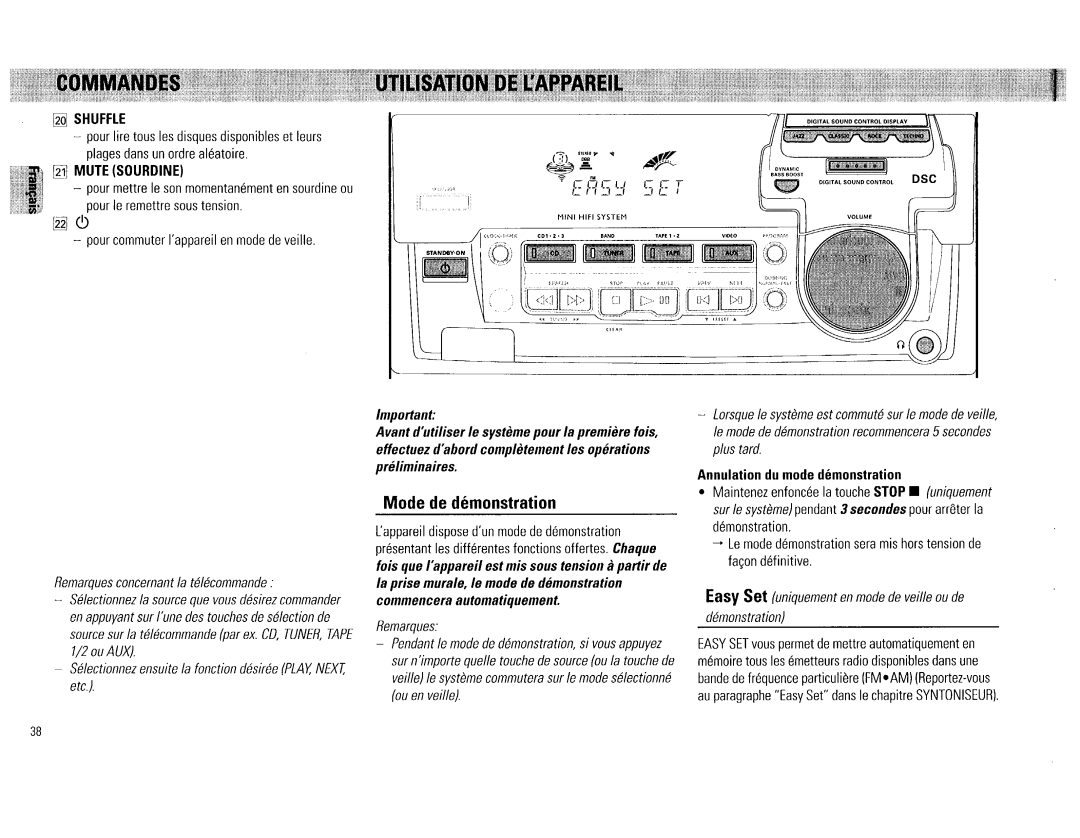 Philips FW560C, FW520C manual 