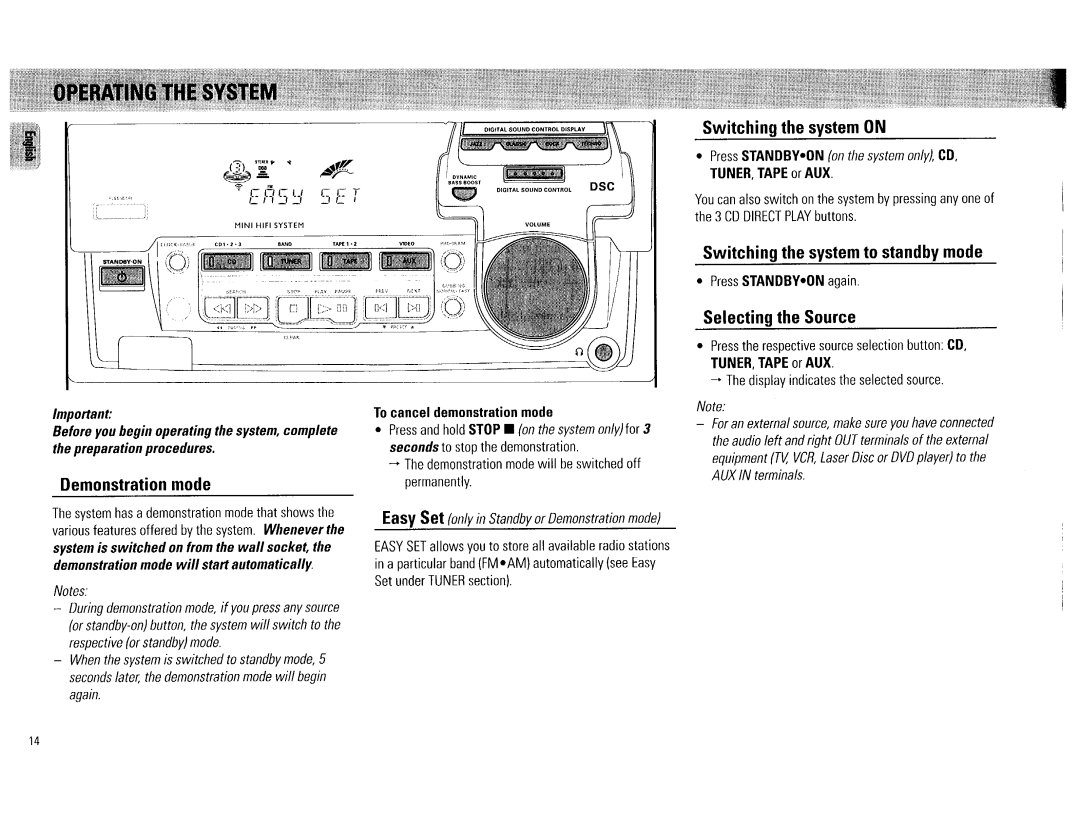 Philips FW560C, FW520C manual 