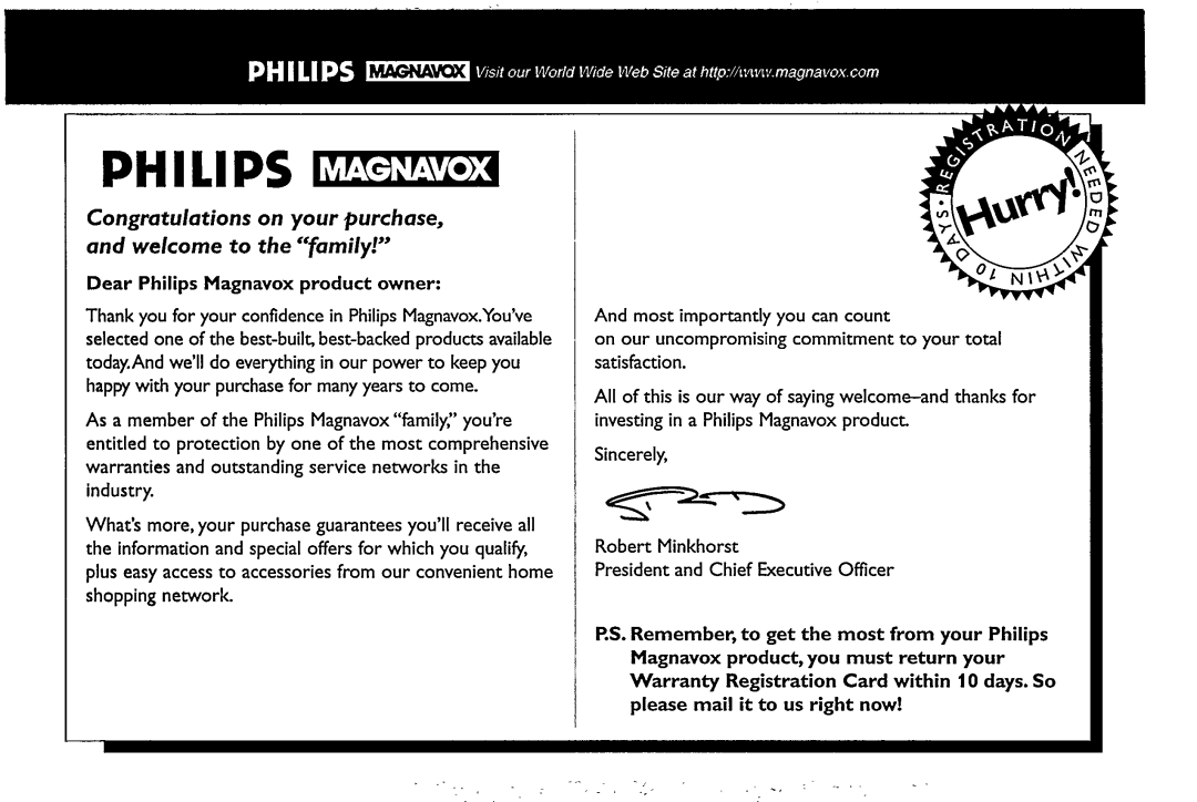 Philips FW754P manual 