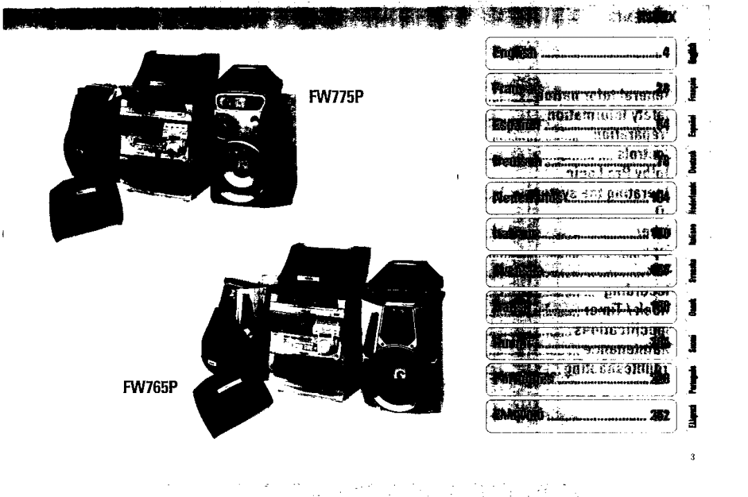 Philips FW765P, FW775P manual 