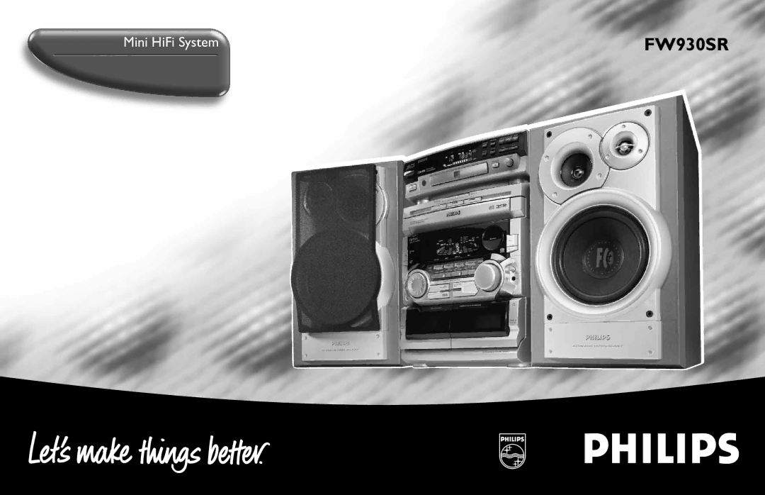 Philips FW930P2/2 manual FW930SR 