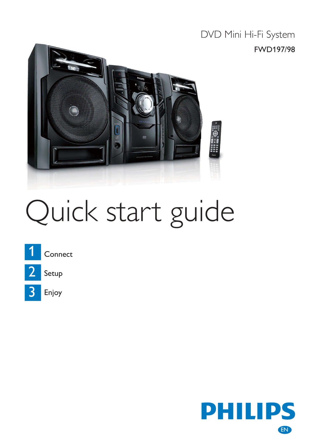 Philips FWD197/98 quick start Quick start guide 