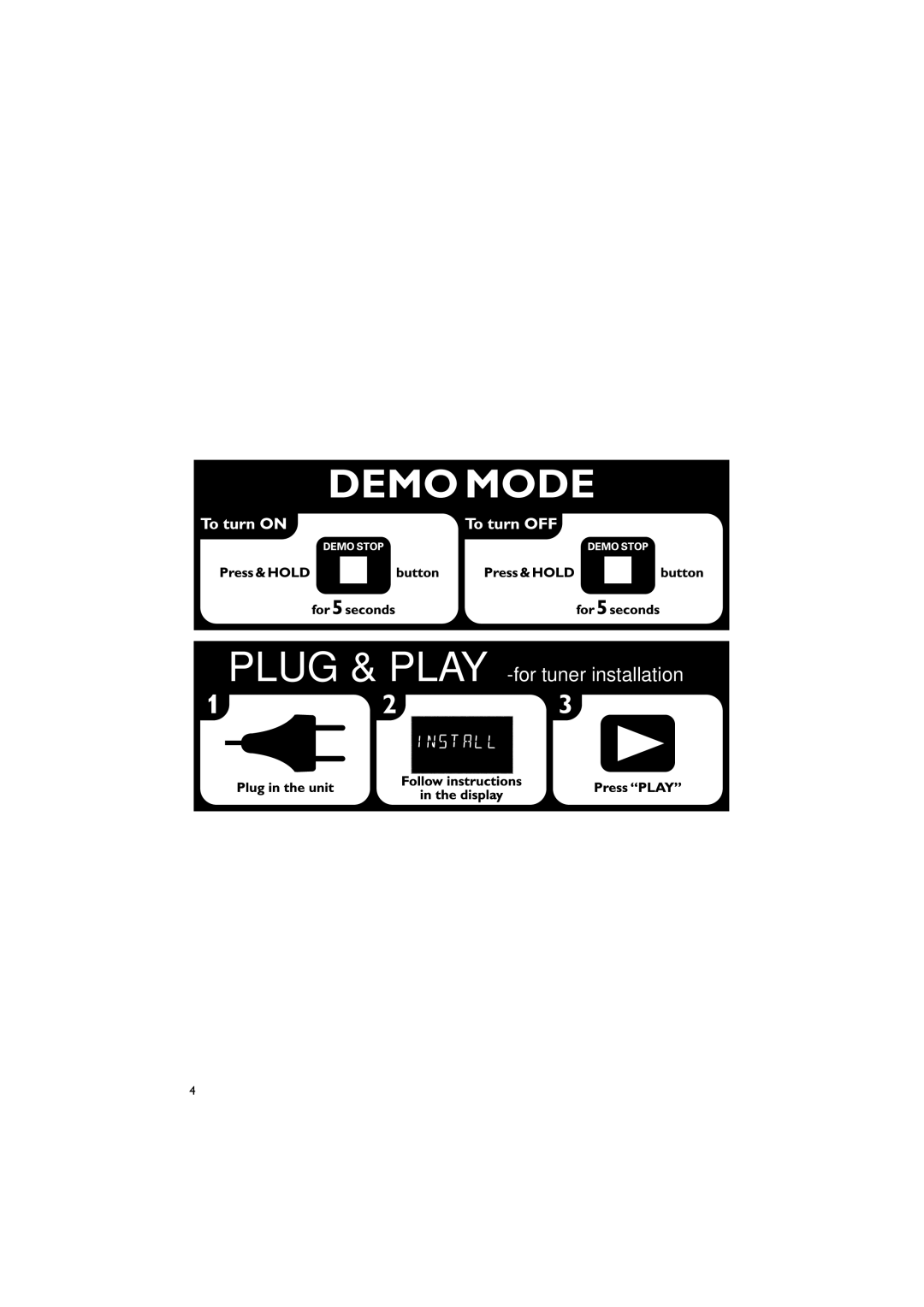 Philips FWD39 manual Plug & PLAY-for tuner installation 