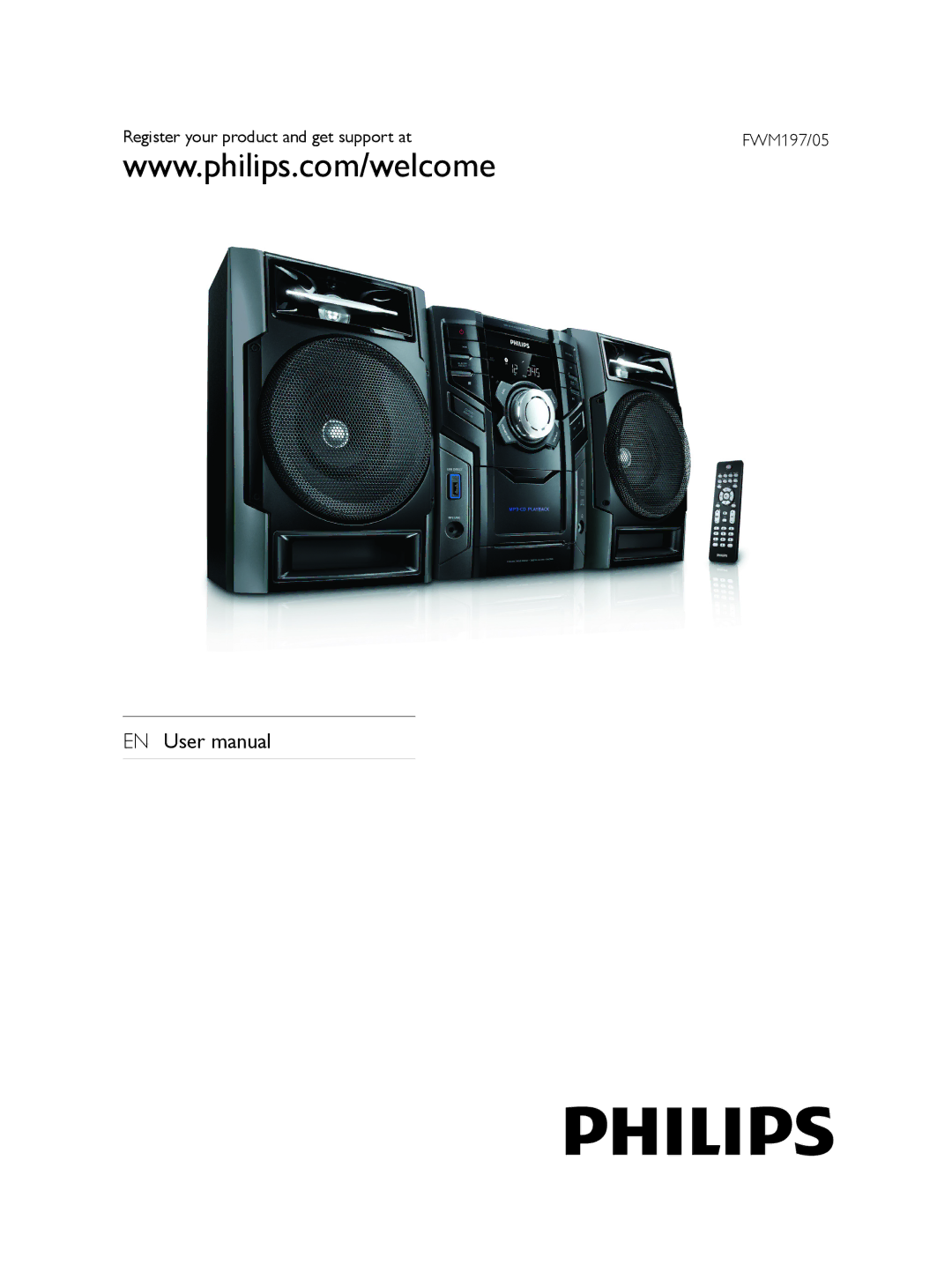 Philips FWM197/05 user manual Register your product and get support at 