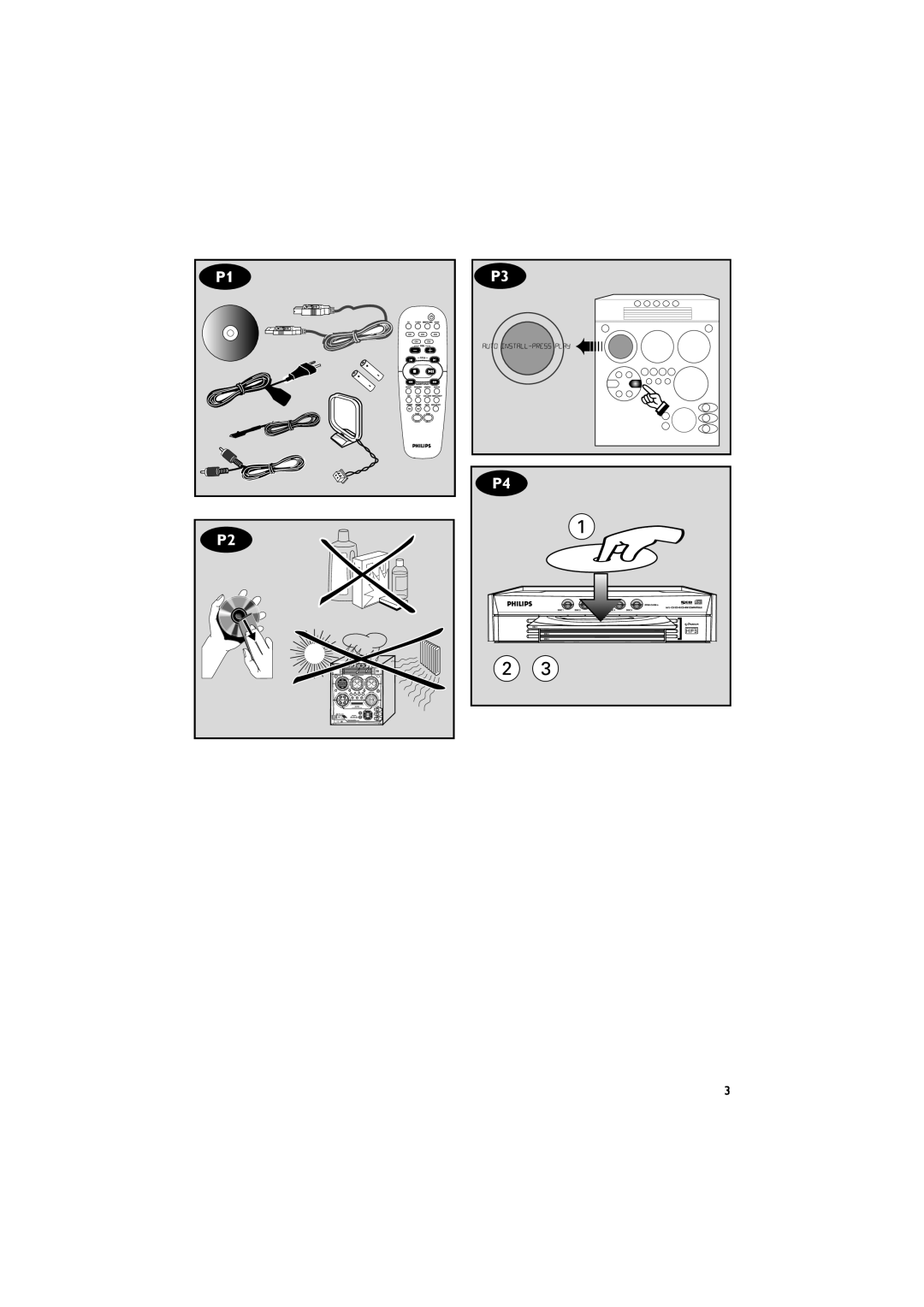 Philips FWM589 manual 