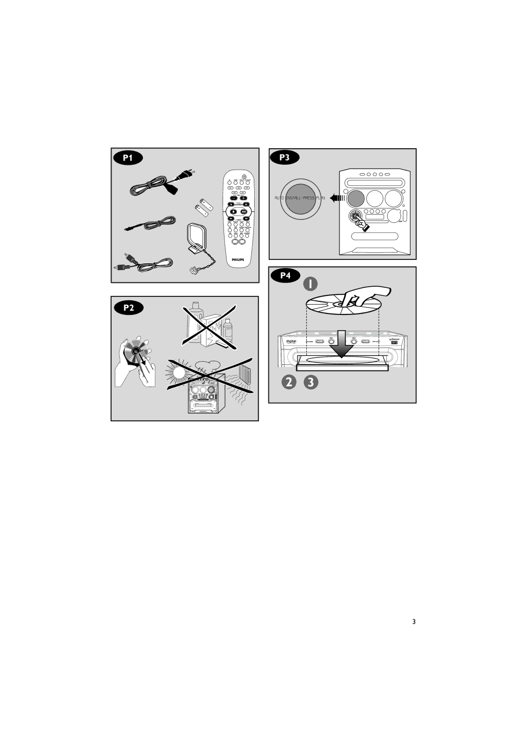 Philips FWM730 user manual 