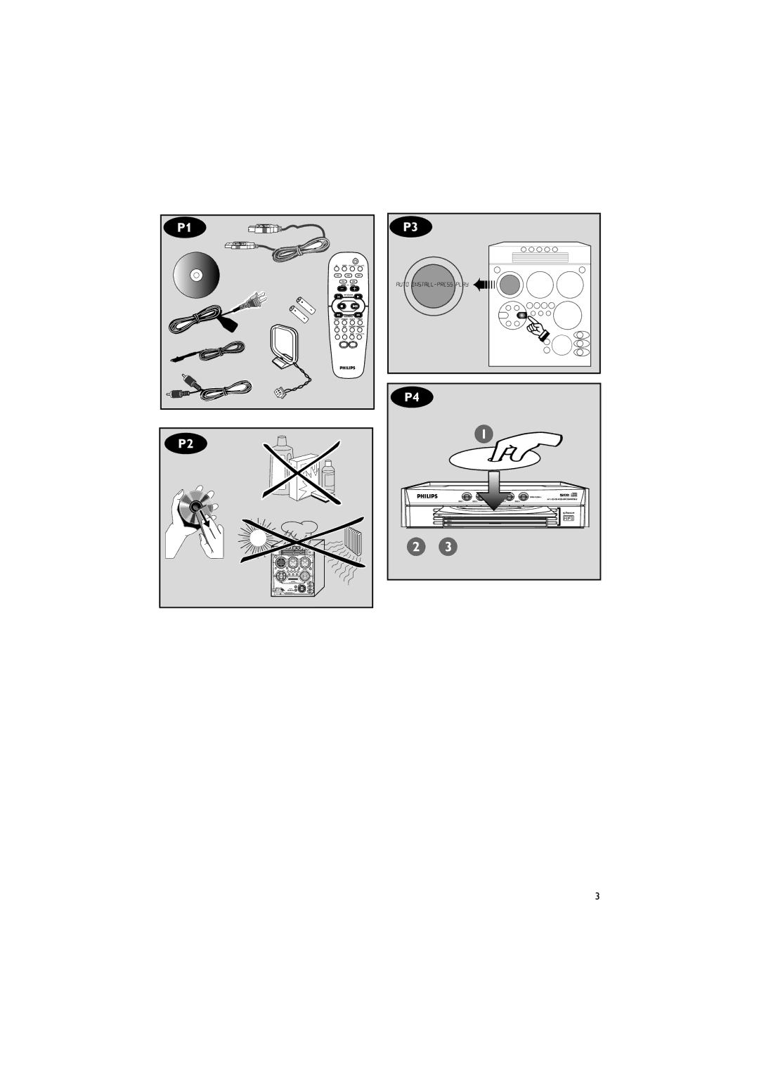 Philips FWM779 warranty MP3 