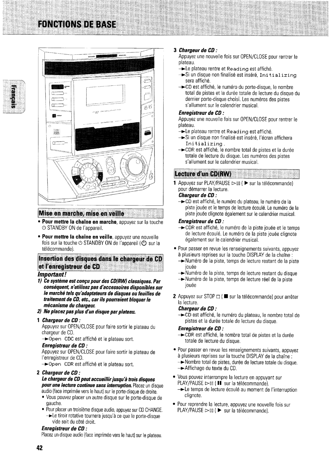 Philips FWR7R/37 manual 