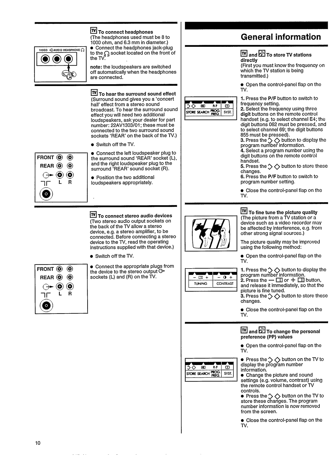 Philips G110 manual 