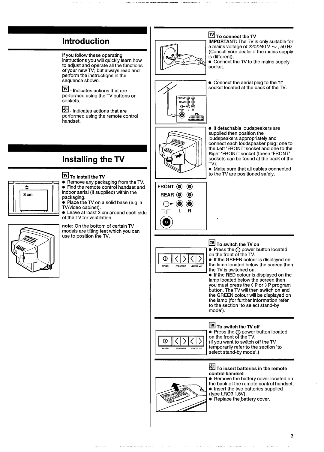 Philips G110 manual 