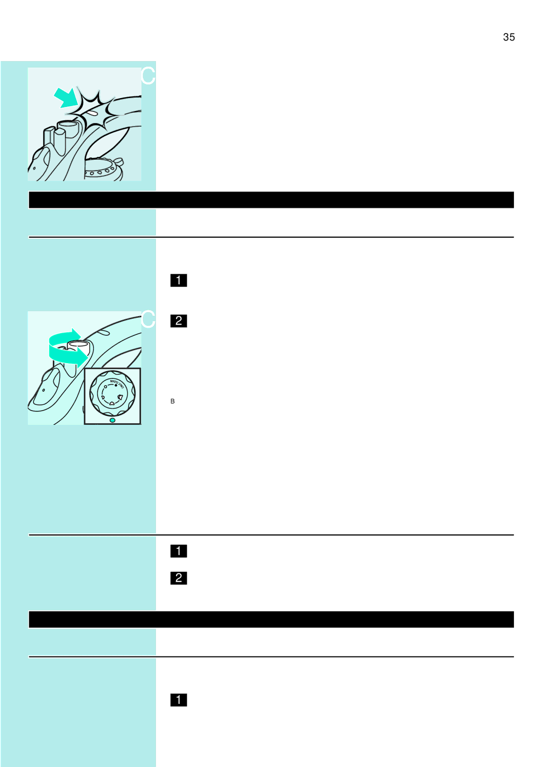 Philips GC2125, GC2115, GC2110, GC2105, GC2130, GC2220, GC2120, GC2215 manual 