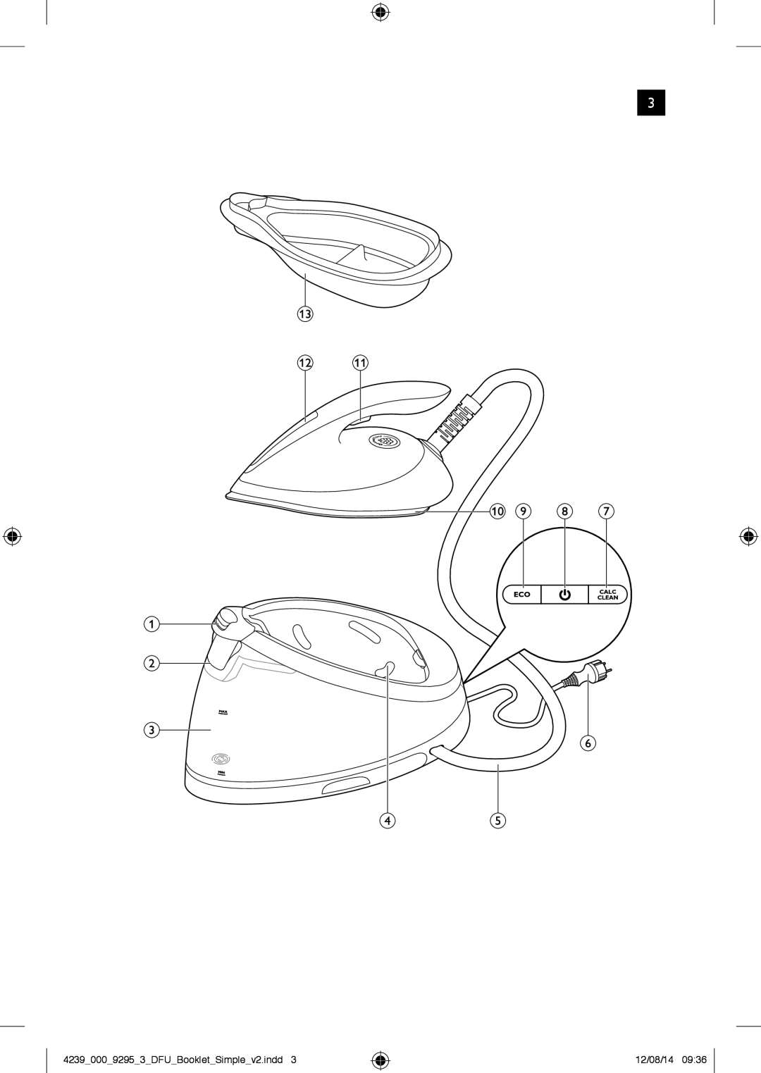 Philips GC7000 user manual 423900092953DFUBookletSimplev2.indd 12/08/14 