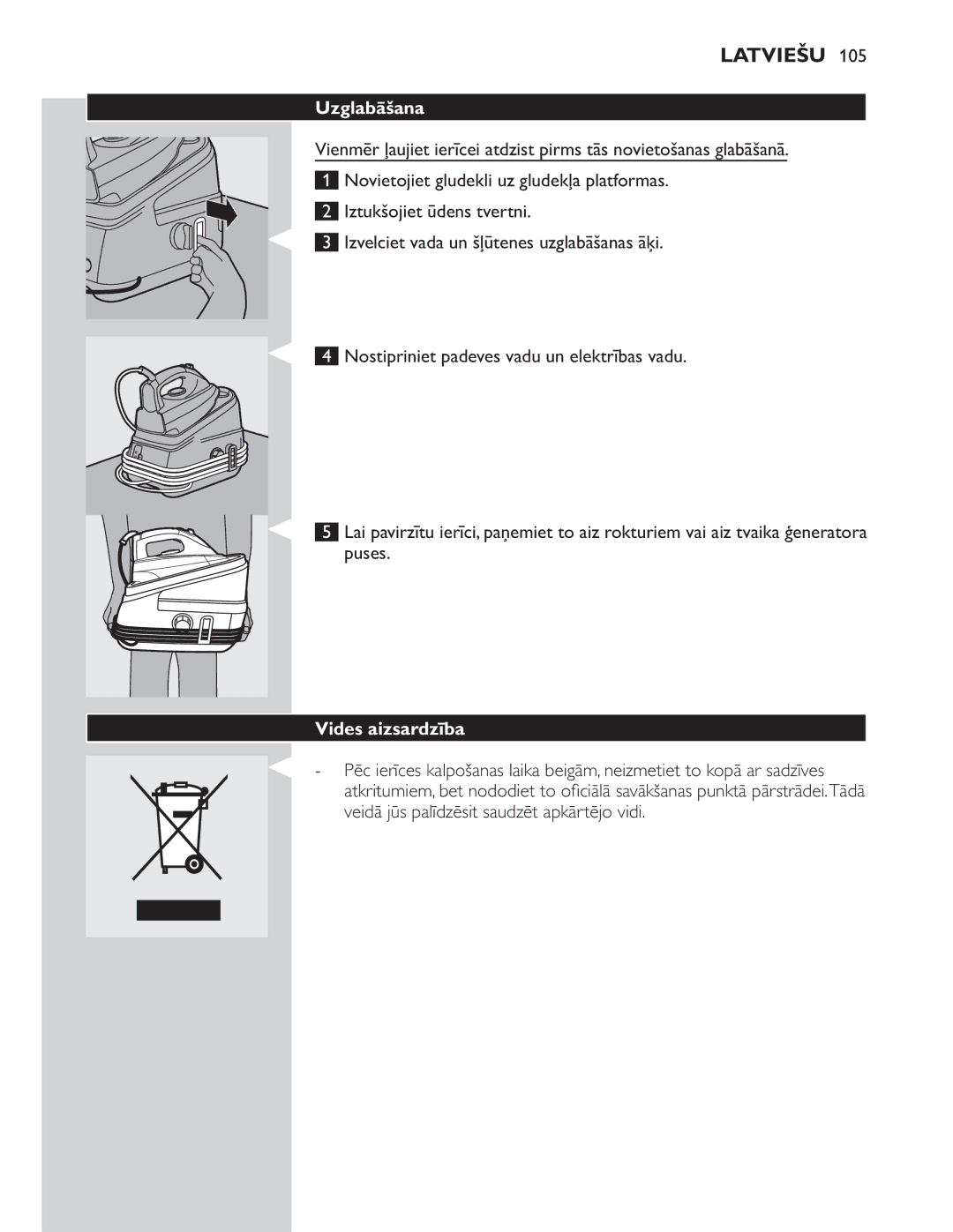 Philips GC8300 Series manual Puses 