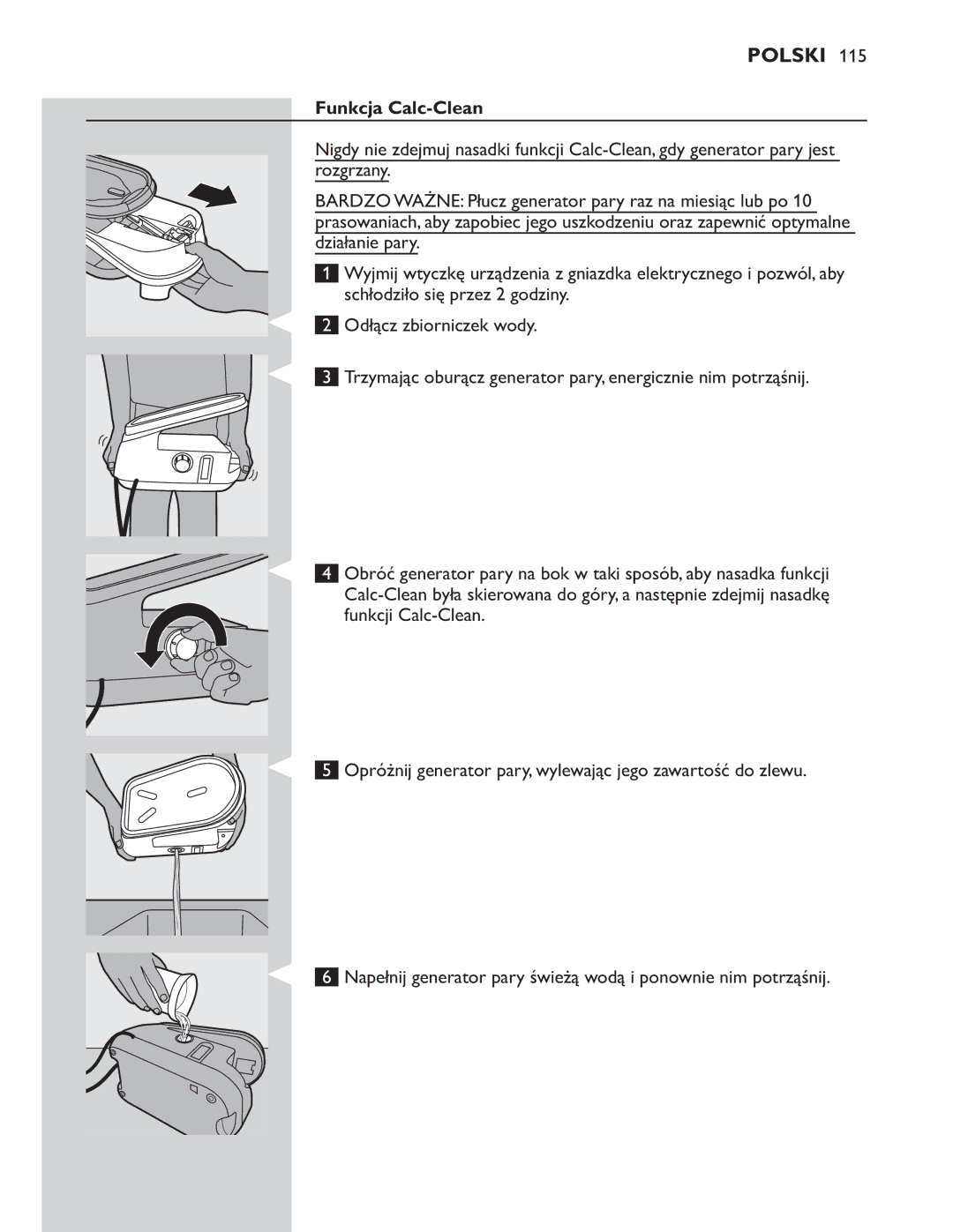 Philips GC8300 Series manual 115 