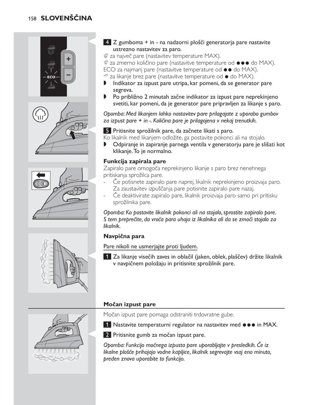 Philips GC8300 Series manual Segreva 