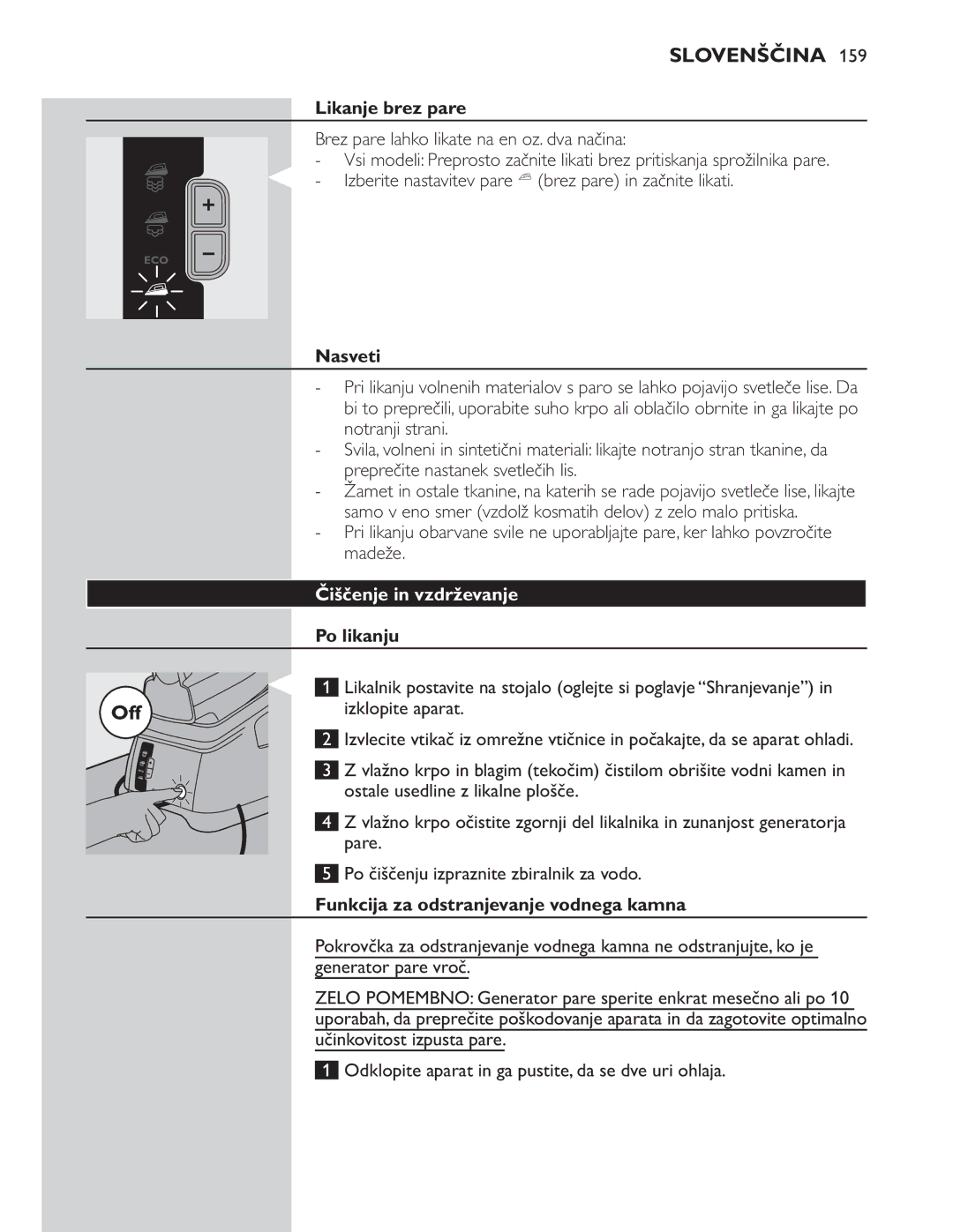 Philips GC8300 Series manual 159 