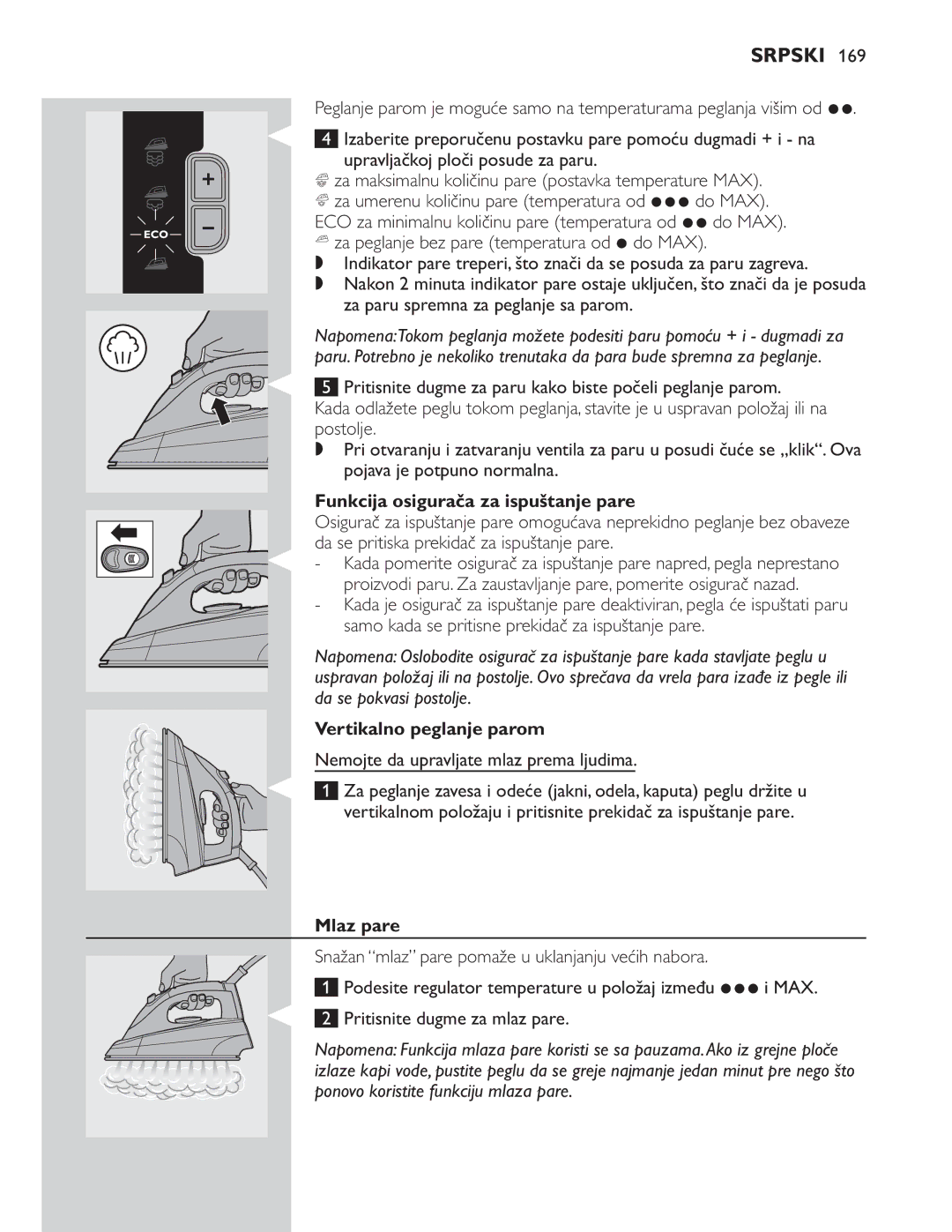 Philips GC8300 Series manual Do MAX Postolje 