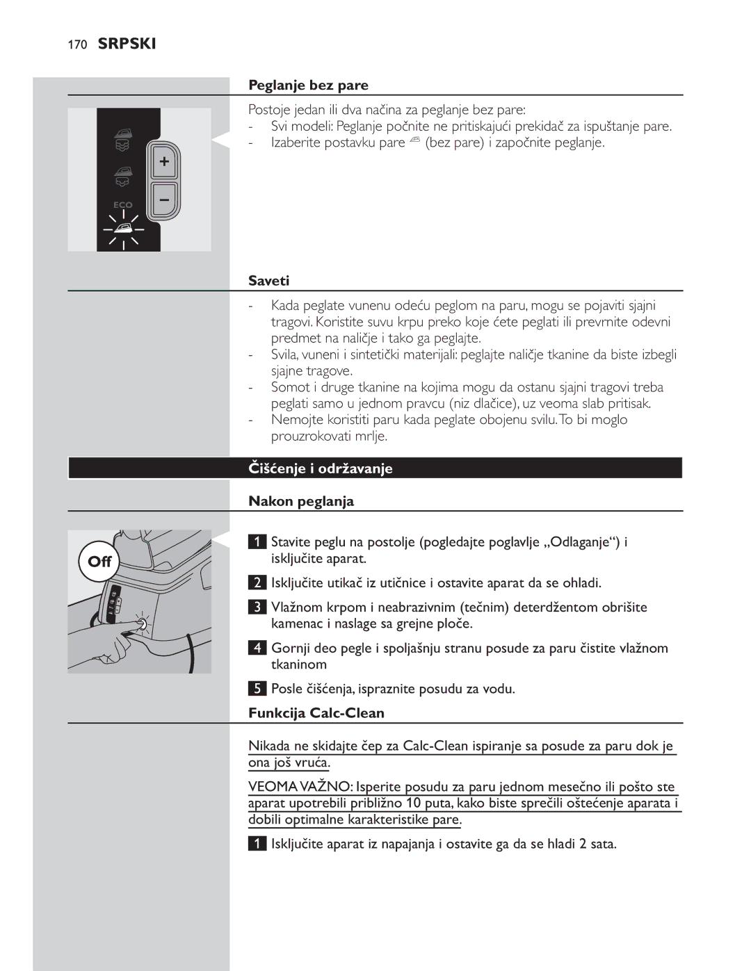 Philips GC8300 Series manual 170 