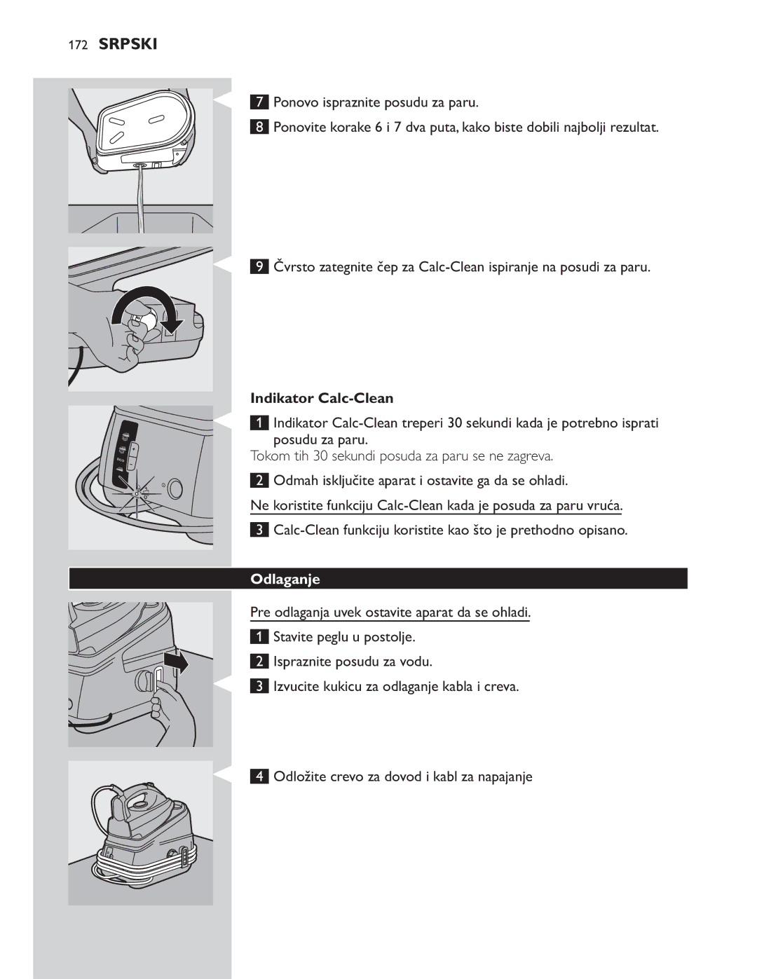 Philips GC8300 Series manual 172 