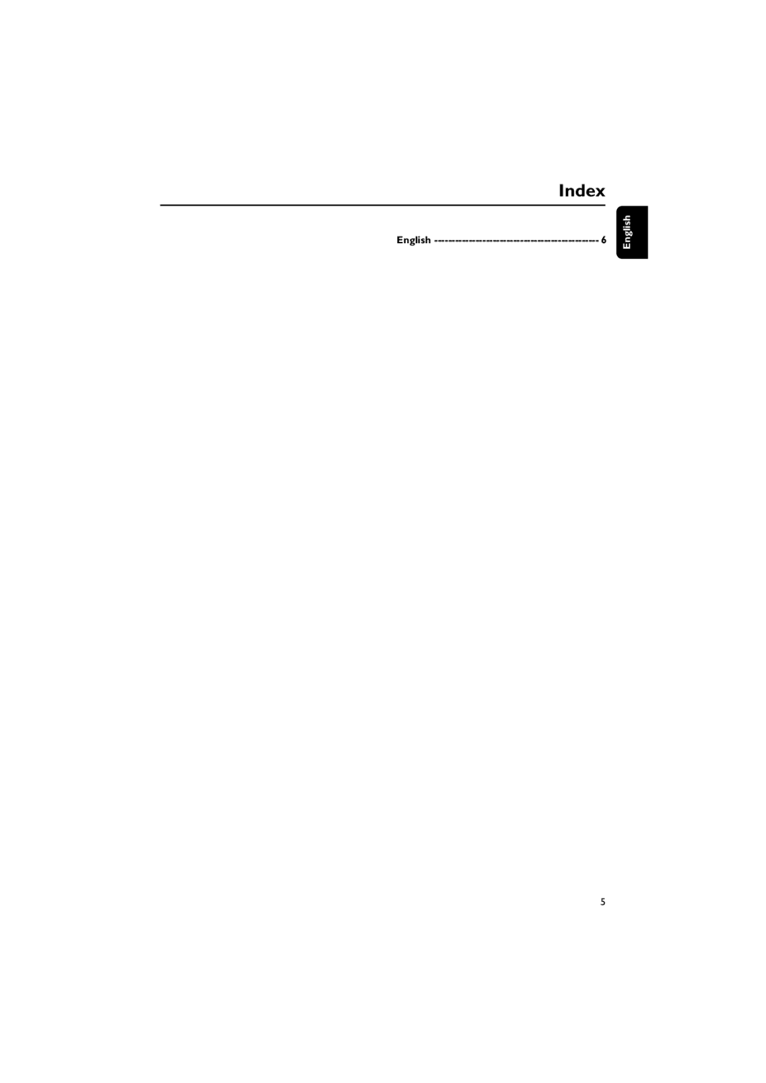 Philips GFP451-1825BX-1 user manual Index 