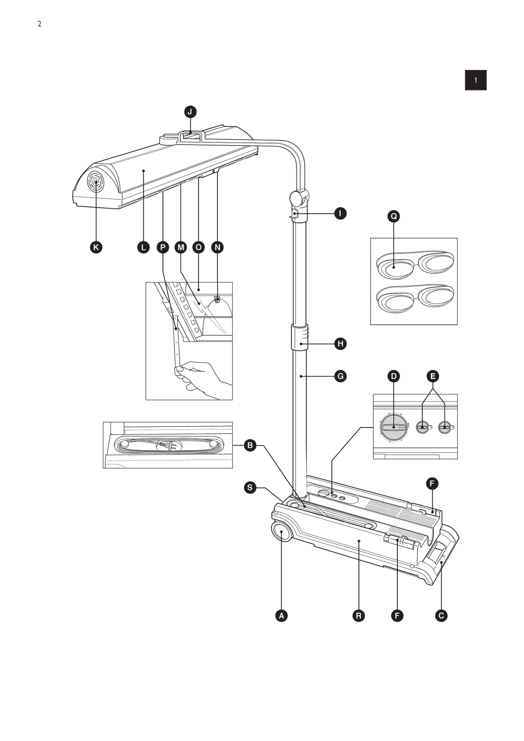 Philips HB823 manual P M O N 