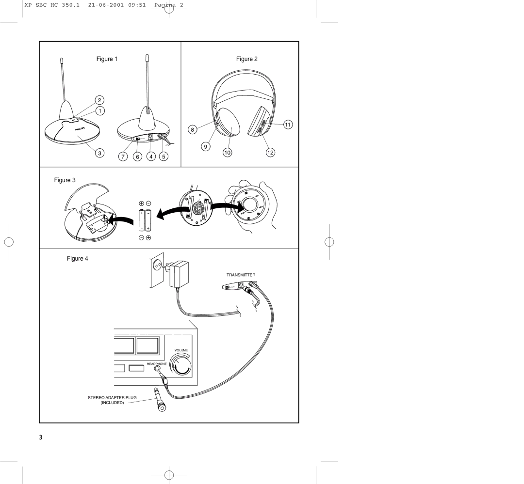 Philips HC350 manual 350.1 21-06-2001 0951 