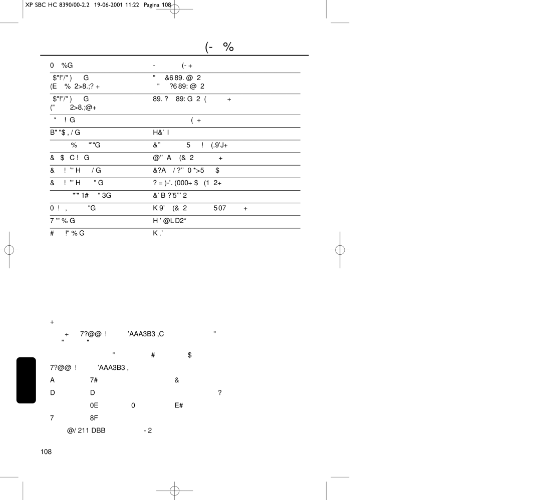 Philips HC8390 manual Özellikler Yönetmelikler 