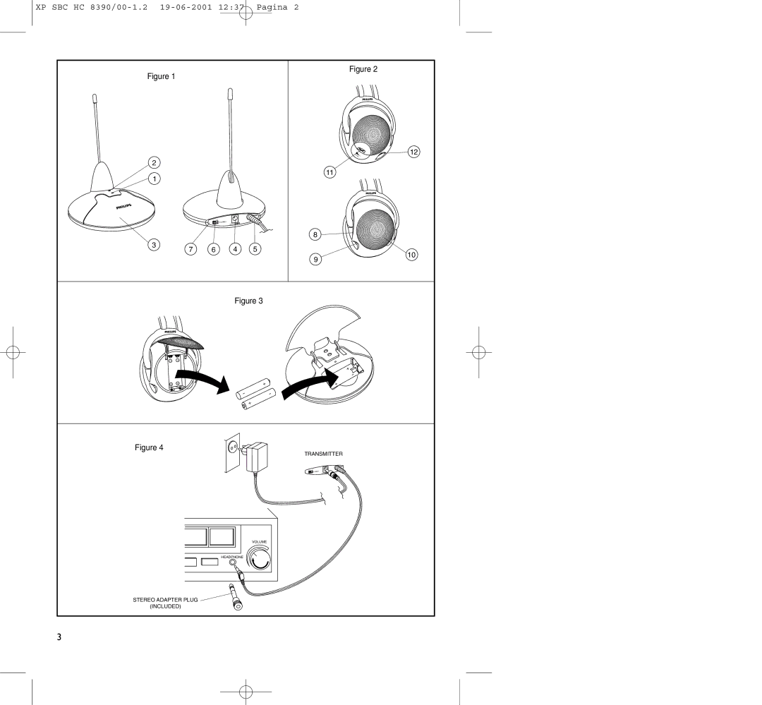 Philips HC8390 manual Transmitter 