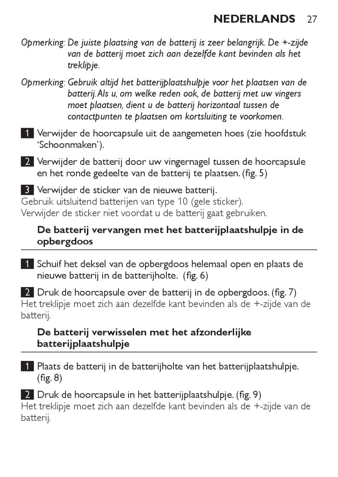 Philips HC8900 user manual Nederlands 