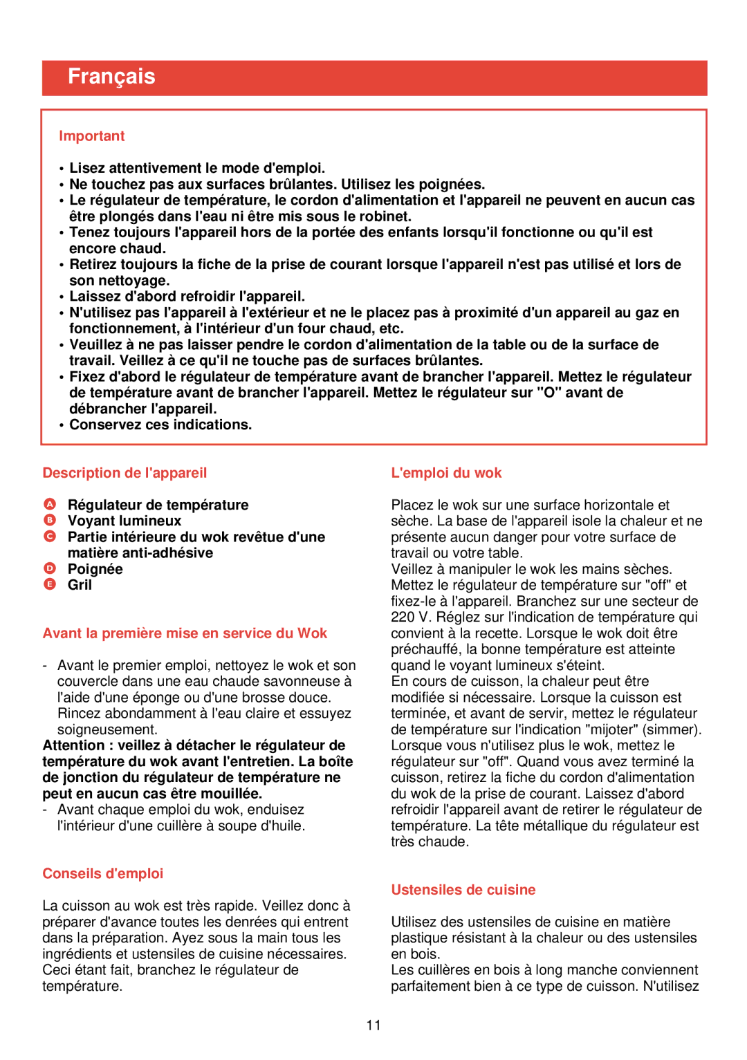 Philips HD 4335 manual Français 