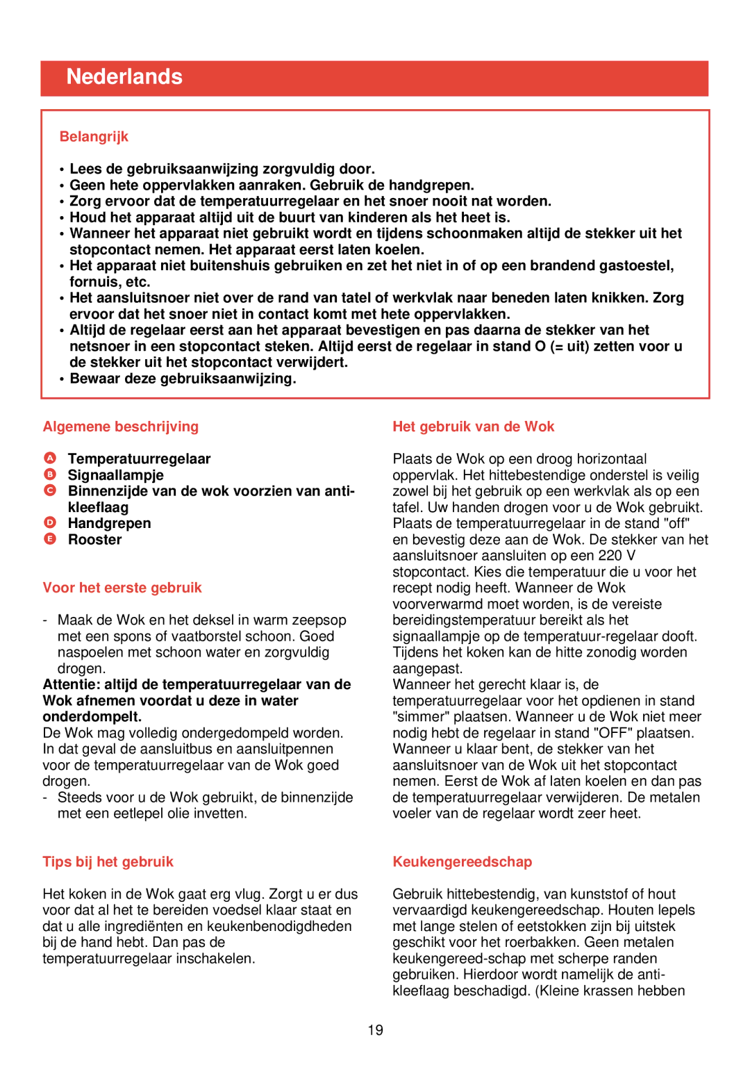 Philips HD 4335 manual Nederlands 