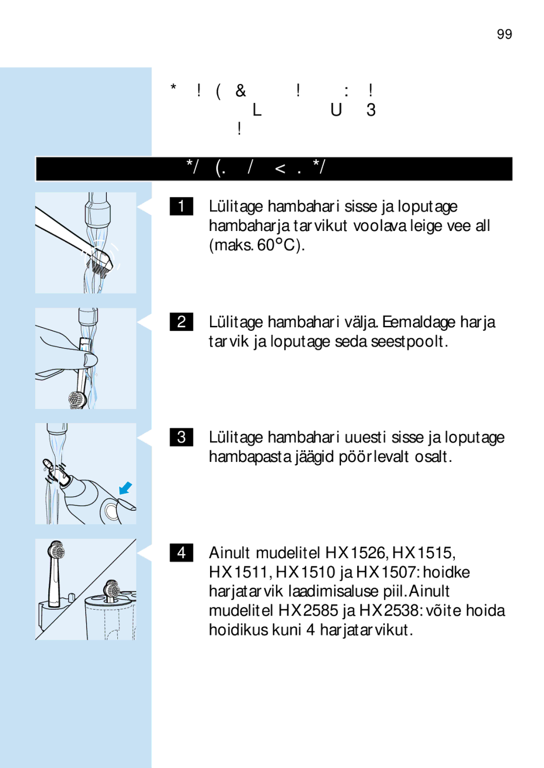 Philips HD 650 manual Seadme puhastamine ja hoidmine 