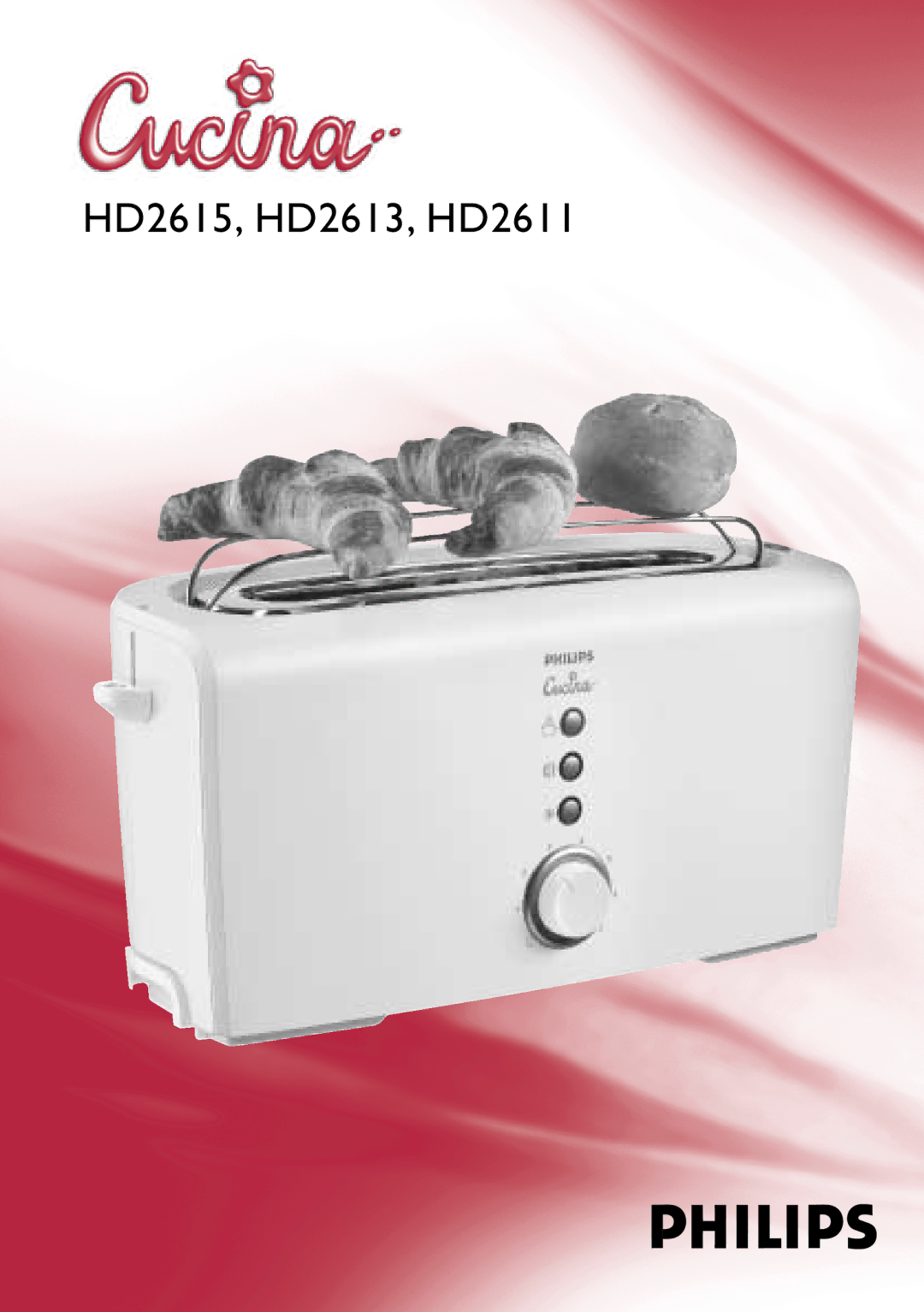 Philips manual HD2615, HD2613, HD2611 