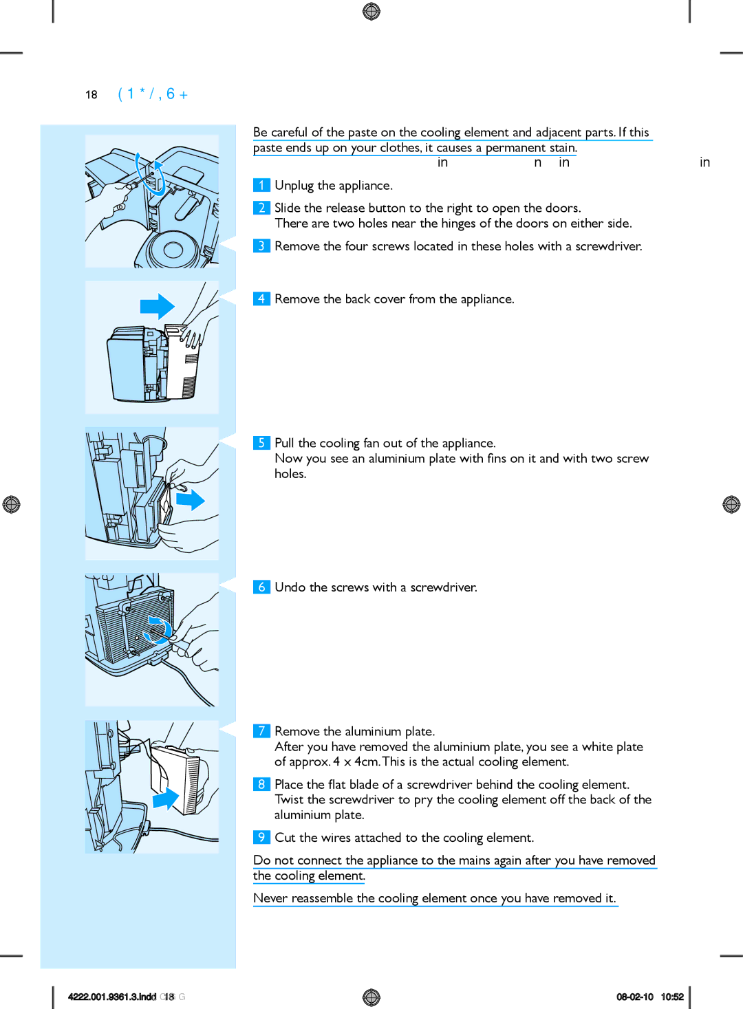 Philips hd3620 manual English 