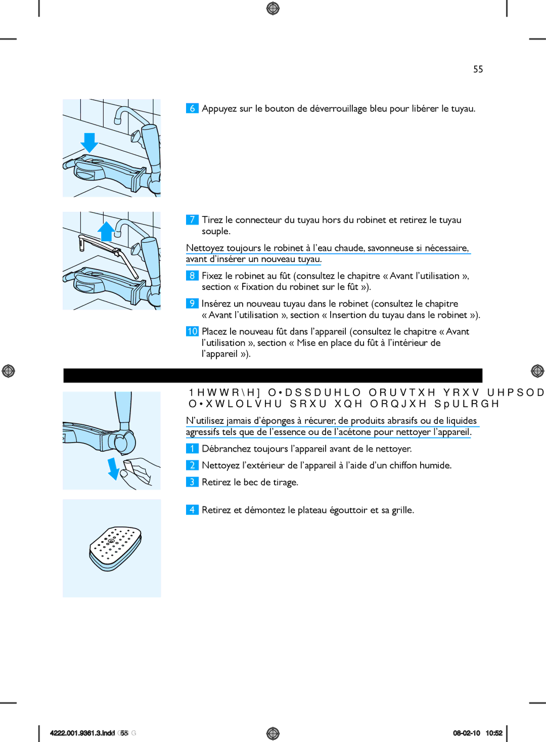Philips hd3620 manual Nettoyage 