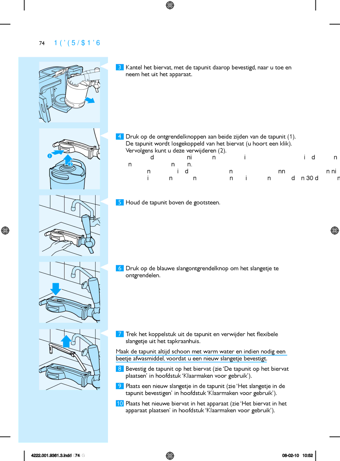 Philips hd3620 manual Nederlands 