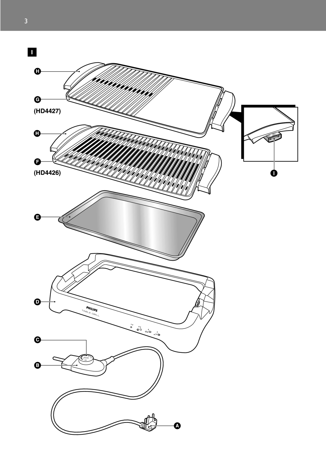 Philips HD4427, HD4426 manual 