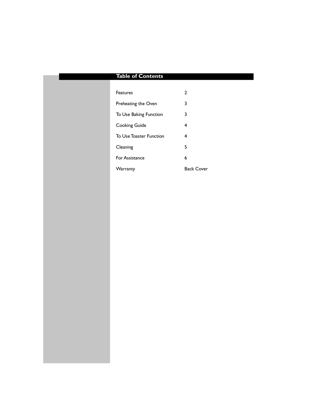 Philips HD4468 manual Table of Contents 