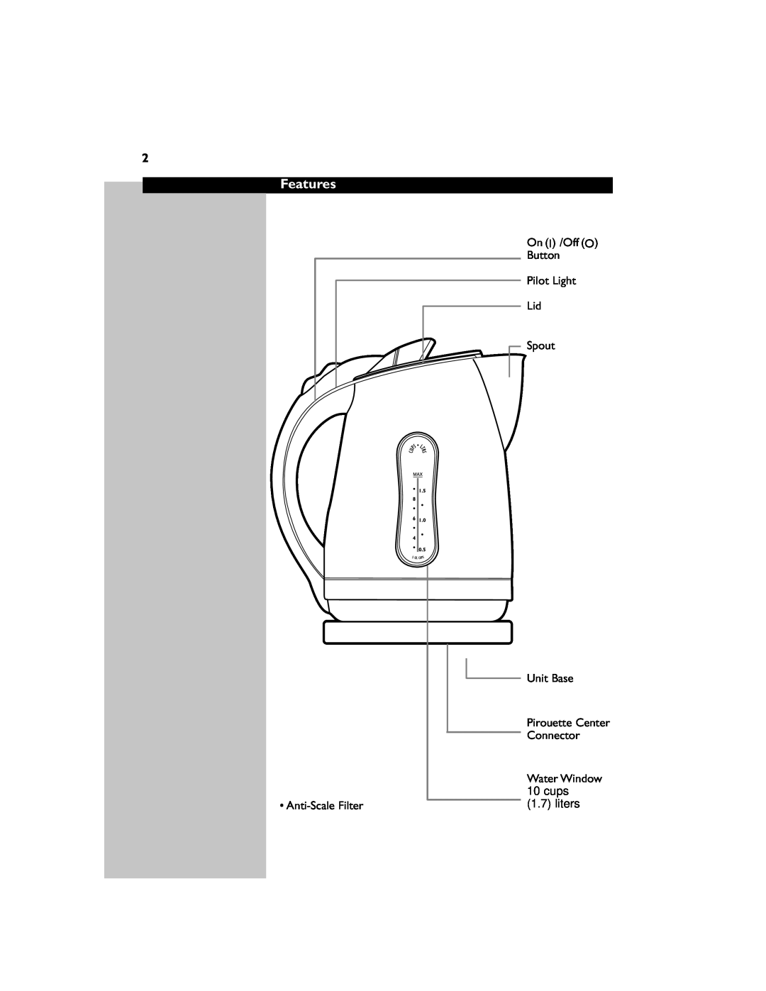 Philips HD4651 manual Features 
