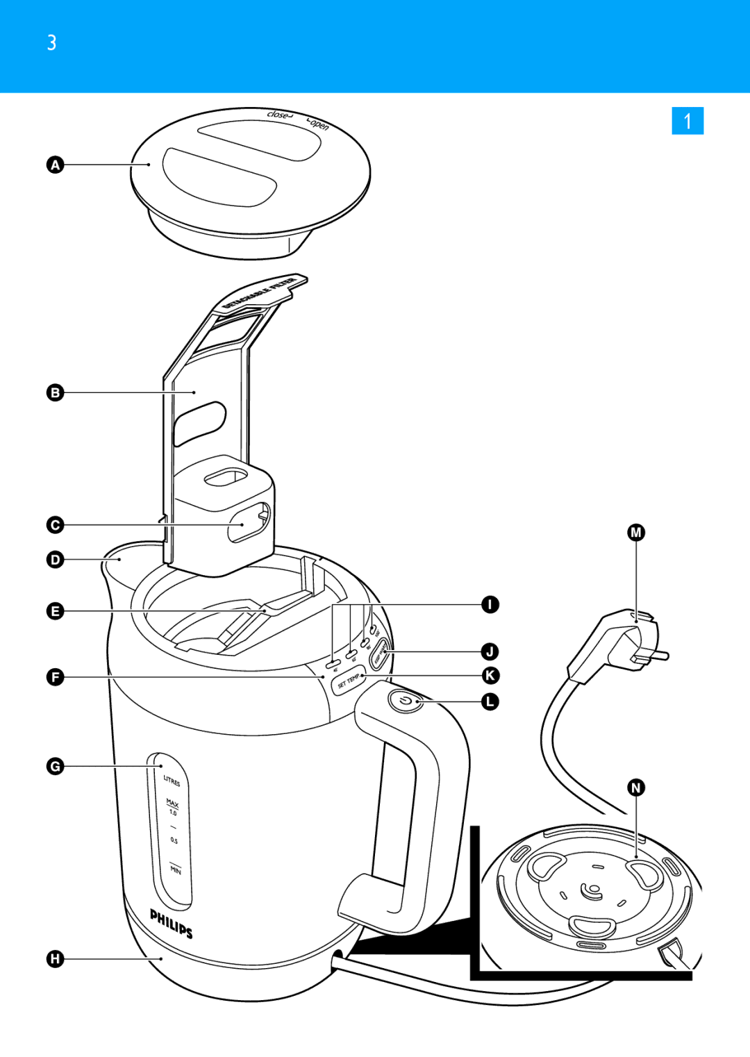 Philips HD4686, HD4685 manual 