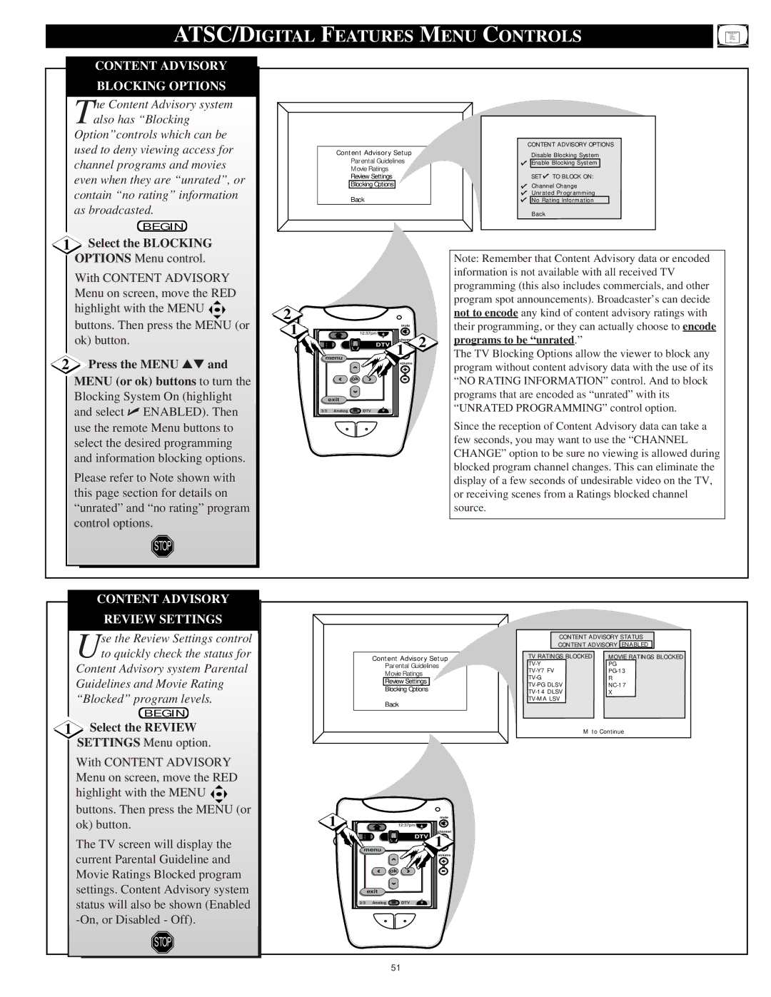 Philips HD6400W manual Parental Guidelines 