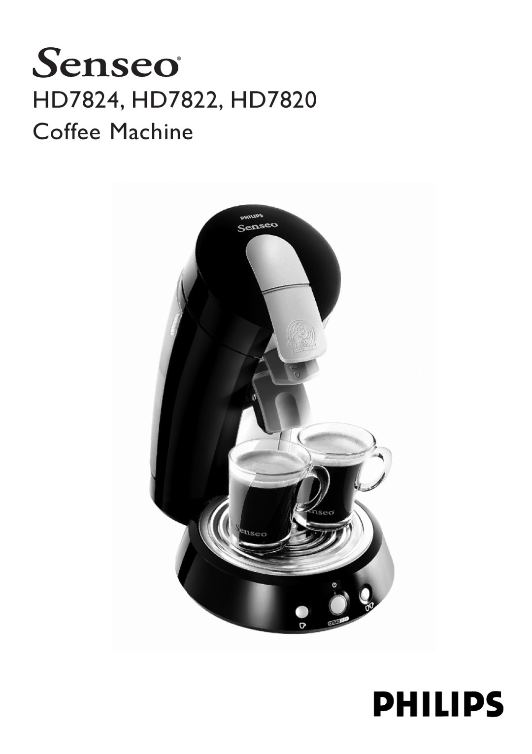 Philips manual HD7824, HD7822, HD7820 Coffee Machine 